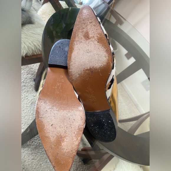 Marni Gold & Leopard Print Oxfords  🌟🐆 - Picture 8 of 9